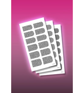 3'lü Tırnak Dövmesi Seti, Tırnak Sticker Seti, Nail Art, Tattoo