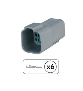 DT04-6P Dişi Konnektör 6 Pin Kablosuz