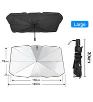 Araba Güneş Gölge Koruyucu Şemsiye Oto Ön Cam Güneşlik(145cm*79cm)