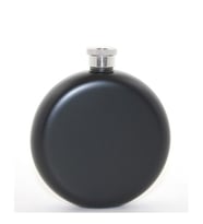 Periboia Paslanmaz Çelik Yuvarlak 5 Oz Tekli Matara Siyah Renk (Karışık)