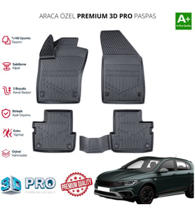 EGEA HYBRİD ARACA ÖZEL 3D PASPAS 2020 2021 2022 2023 2024