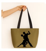 Milonga Dans Tasarım Mat Saten Çanta (Haki)