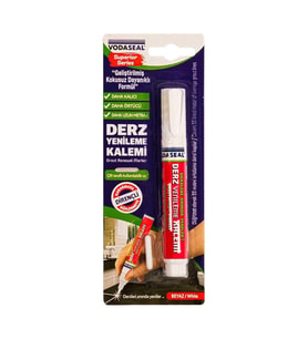 VodaSeal Kokusuz ve Suya Dayanıklı Derz Yenileme Kalemi - Beyaz