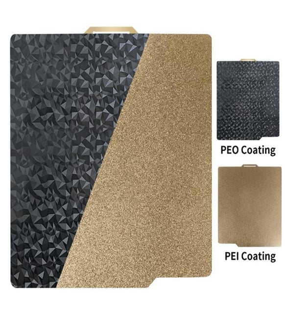 Bambu Lab X1 P1P Çift Taraflı Peo-Pei Kaplı Yay Çeliği Tabla-257x257mm