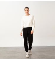 Nors Baldur Crop Sweatshirt Ekru