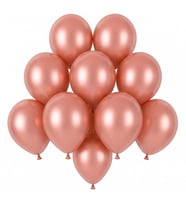 Rose Gold Renk Lateks Pastel Balon (13 cm) - 10 Adet
