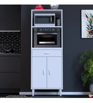 Modilayn OSLO 60x162,4x48 cm 1 Çekmece, 2 Kapaklı. Mutfağınıza Yer Açan Fırın / Mikrodalga Dolabı.