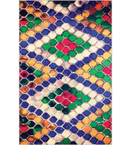 Eliana Home Baskılı, Yıkanabilir Kaymaz Taban Salon Halısı LNA1893-SD040 100x150 cm (Sarı)