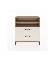 Arges Şifonyer 2 Raflı 2 Çekmeceli 88x30x96 Çam-Aytaşı