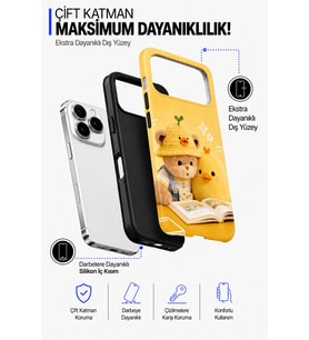 İPhone 17 Pro Vibes Collection Çift Katmanlı Essential Tough Telefon Kılıfı