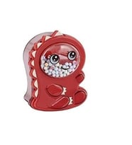 MİKRO MK-4045 CUTE DRAGONS RENKLİ BONCUKLU ÇİFT DELİKLİ HAZNELİ KALEMTIRAŞ
