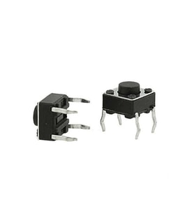 Tactile Push Buton Hobi Devreleri İçin 6x6x5mm 4 Pin Küçük Buton - 5 Adet