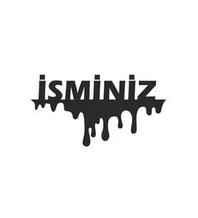 İsim Yazı Sticker 15*8 Cm