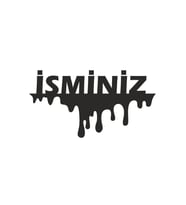 İsim Yazı Sticker 15*8 Cm
