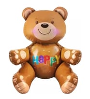 Oturan Ayı Folyo Balon 77x70 cm-
