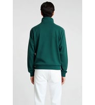Erkek Dik Yaka Standart Kol Oversize Kalıp Fermuarlı Sweatshirt Fonksiyonel Dayanıklı Spor