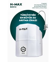 12 Litre Çelik Tanklı 15 Aşama Multi Mineralli 80 GPD Su Arıtma Cihazı HMAXB4512