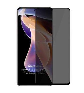 Microsonic Xiaomi Redmi Note 11 Pro Plus Privacy 5D Gizlilik Filtreli Cam Ekran Koruyucu Siyah