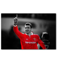 Cakatablo Eric Cantona Kırmızı Efsane MDF Tablo