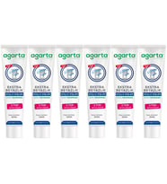 Agarta Doğal Tam koruma Diş Macunu 75 ML Ekstra Beyazlık Güçlü Dişler (Leke Önleyici) (6 Lı Set)