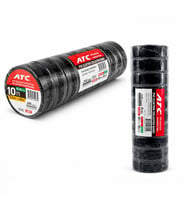 10 ADET LÜX SİYAH PVC İZOLASYON ELEKTRİK BANDI 0.13X19X11YDS 10MM - 1 PAKET GÖNDERİLİR - 1 PAKET İÇİNDE 10 ADET BANT VARDIR (5343)