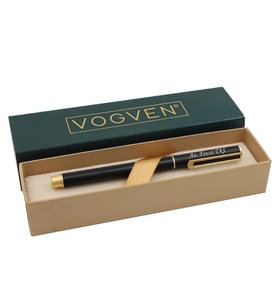 Vogven Marka Gold Detaylı İnce Metal Roller Kalem