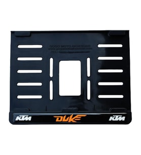 KTM DUKE 1 PLASTİK KIRILMAZ PLAKALIK