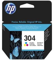HP N9K05AE CMY Mürekkep Kartuş (304)