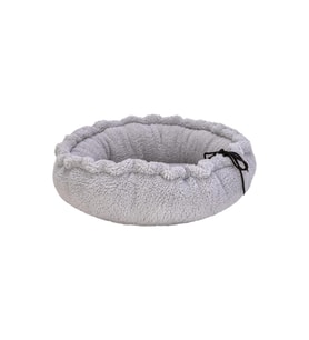 Çift Taraflı Peluş Kedi ve Köpek Yatağı 60cm Rahat ve Konforlu