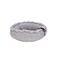 Çift Taraflı Peluş Kedi ve Köpek Yatağı 60cm Rahat ve Konforlu