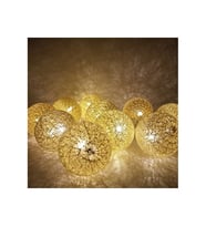 2 Metre 10’lu Top LED Işık - Pilli Gün Işığı Dekoratif Aydınlatma
