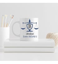 Avukatlara Özel Tasarımlı Kupa Bardak