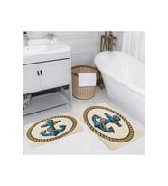 Eliana Home Baskılı 2'li Banyo Paspas Takımı RVG5129