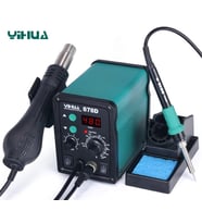 Yihua 878D Sıcak Hava Üflemeli Dijital Havya İstasyonu 740W