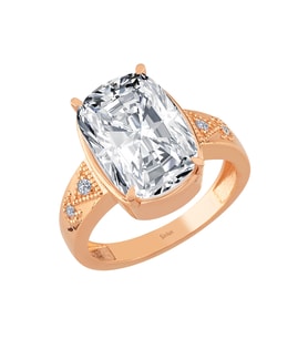 Pırlanta ve Beyaz Topaz Taşlı Taylor Yüzük 0702R0071
