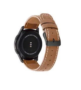 Amazfit Pace 1 / 2 Kordon Deri Kordon 29 (KAHVE)