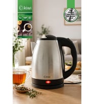 KK-3331 Su Isıtıcı Kettle 1500W & 1.8 L Paslanmaz Çelik & 360 Kablosuz Kullanım & Otomatik Kapak