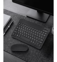 Bluetooth Klye Mouse Seti Taşınabilir Wireless Bilgisayar Aksesuarı
