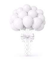 Beysüs Beyaz Mat Balon 20 Adet 12inç