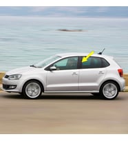 VW Polo 2010-2014 Sol Kapı Orta B Direği Kaplaması Siyah 6R4853289A