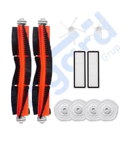 DREAME W10-W10 PRO UYUMLU 2 Ana Fırça 2 Yan Fırça 2 Filtre 4 Mop