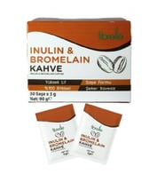 Fibrelle İnülin-Bromelain Kahve Detox 3 gr 30 Saşe Kutu 90 gr