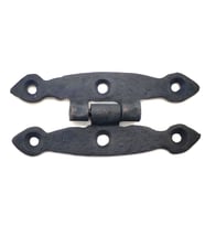Antika Tarz Dekoratif Pirinç Dar Menteşe - 75x39 mm, Oksit