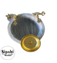 Marmara Pijamalı Hamam Konsept Set Altın