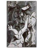 Cakatablo The Rape of the Sabines 1962 by Pablo Picasso MDF Tablo