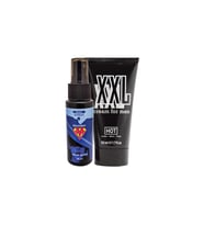 Machoman 60 ml Erkeklere geciiktirici Sprey + Hotxxl Erkek Penis Geliştirme Kremi