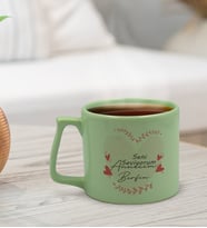 BK Gift Kişiye Özel İsimli Anneler Günü Tasarımlı Pastel Yeşil Middle Kupa Bardak, Anneye Hediye, Anneler Günü Hediyesi-10