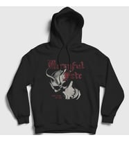 Presmono Unisex Siyah Oath Mercyful Fate Kapüşonlu Sweatshirt 550670tt