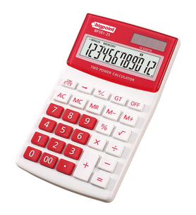 Bigpoint Hesap Makinesi 12 Hane Kırmızı