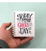 Öğrenciye Hediye Great Day Tasarım Not Defteri